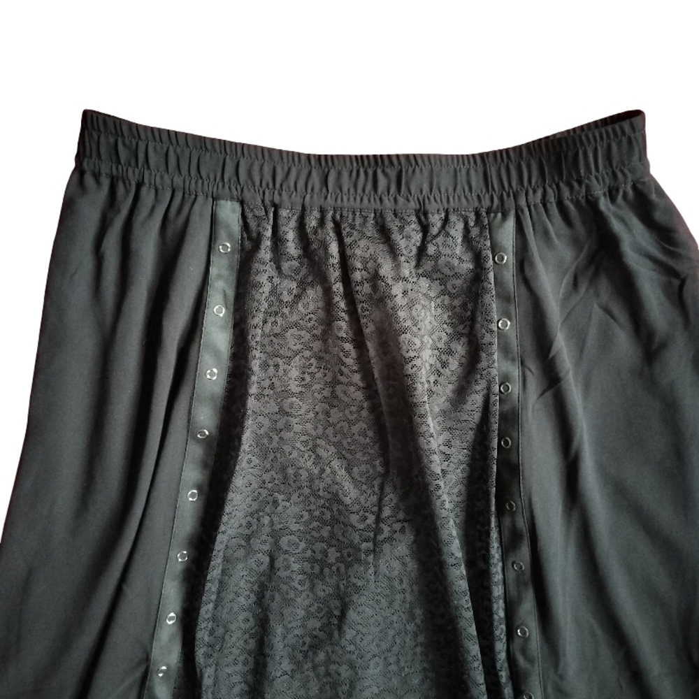 DKNY Black High-Low Lace Skirt Size M NWT - Picture 6 of 6